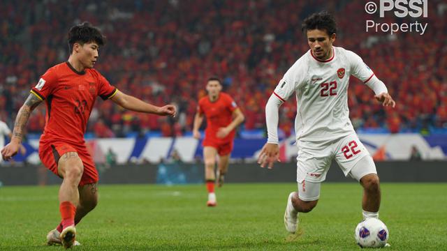 China Vs Timnas Indonesia di Kualifikasi Piala Dunia 2026