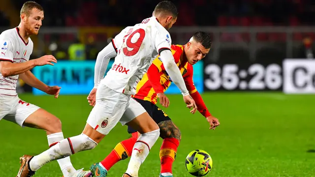 Hasil Liga Italia: AC Milan Gagal Curi Poin Penuh dari Markas Lecce