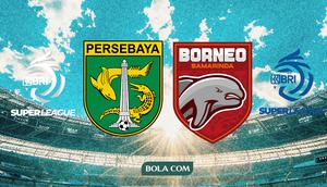 Persebaya Surabaya Vs Borneo FC. (Bola.com/Wiwig Prayugi)