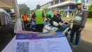 Sebanyak 177 motor pemudik akan dikirimkan dengan menggunakan truk ke kota-kota di Jawa Tengah. (merdeka.com/Arie Basuki)