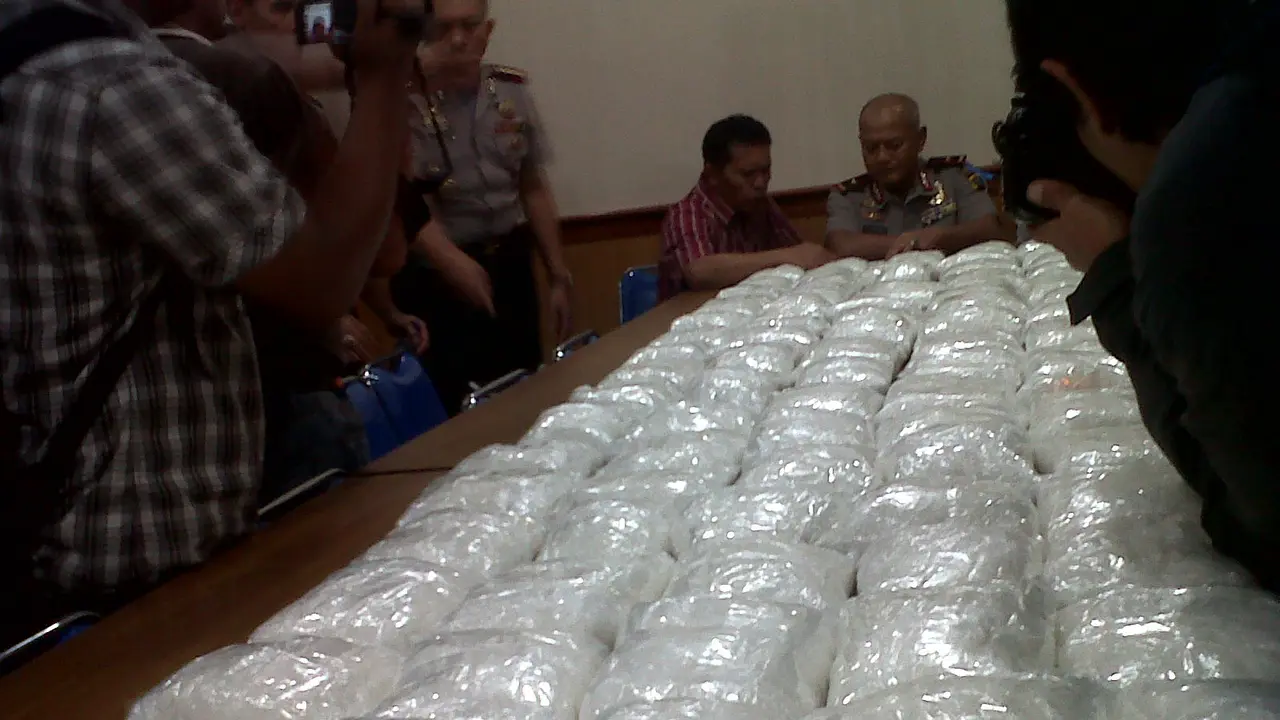 Bawa 46,5 Kg Sabu ke Pekanbaru, Warga Malaysia Dibekuk Polisi