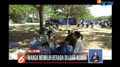 Tiga gempa susulan mengguncang Palu, Sulawesi Tengah pagi tadi. Gempa dirasakan cukup kencang oleh warga. Pusat gempa ada di kilometer 16 tenggara Donggala, Sulteng.