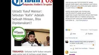 [Cek Fakta] Ustaz Yusuf Mansur