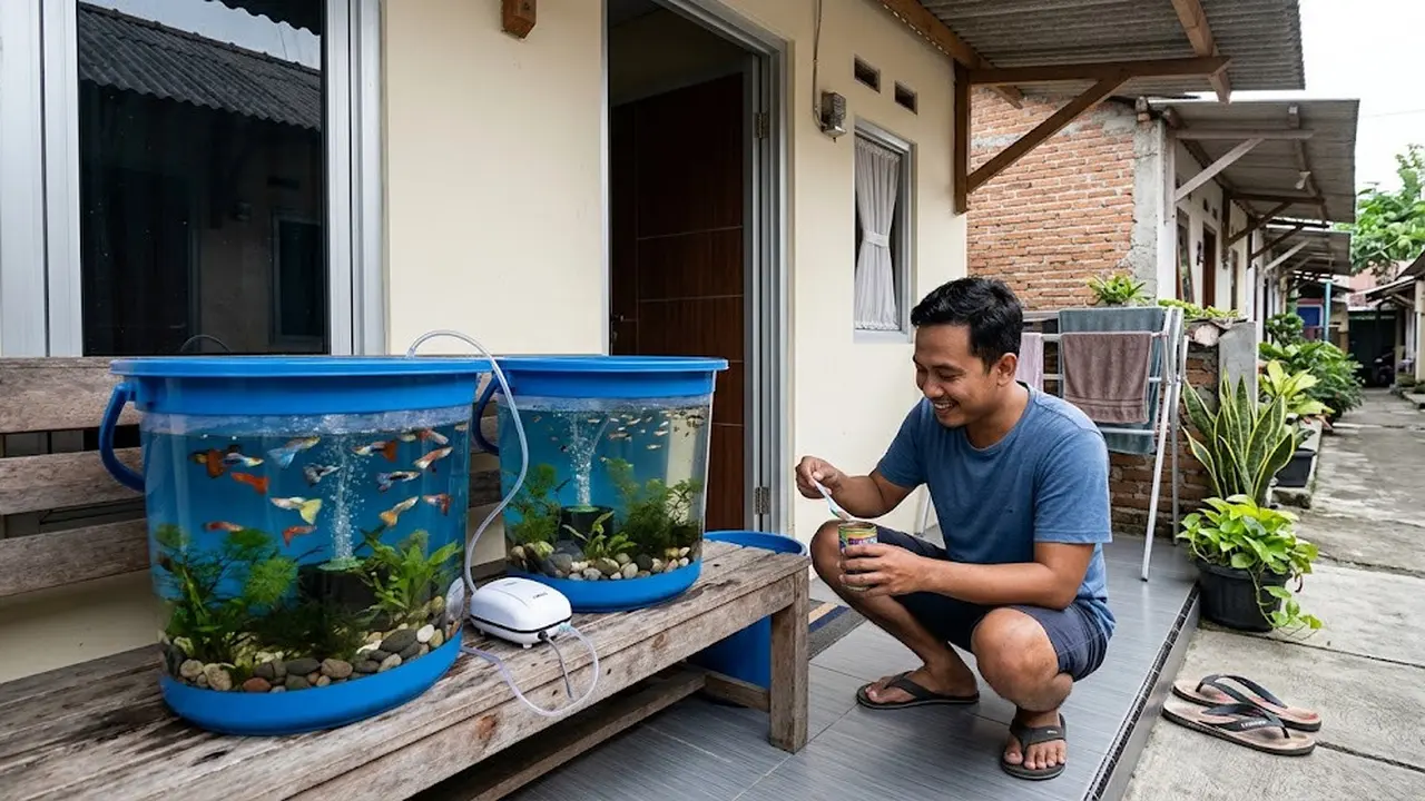 9 Ternak Hewan Mini di Ember untuk Perantau yang Tinggal di Kontrakan Petak