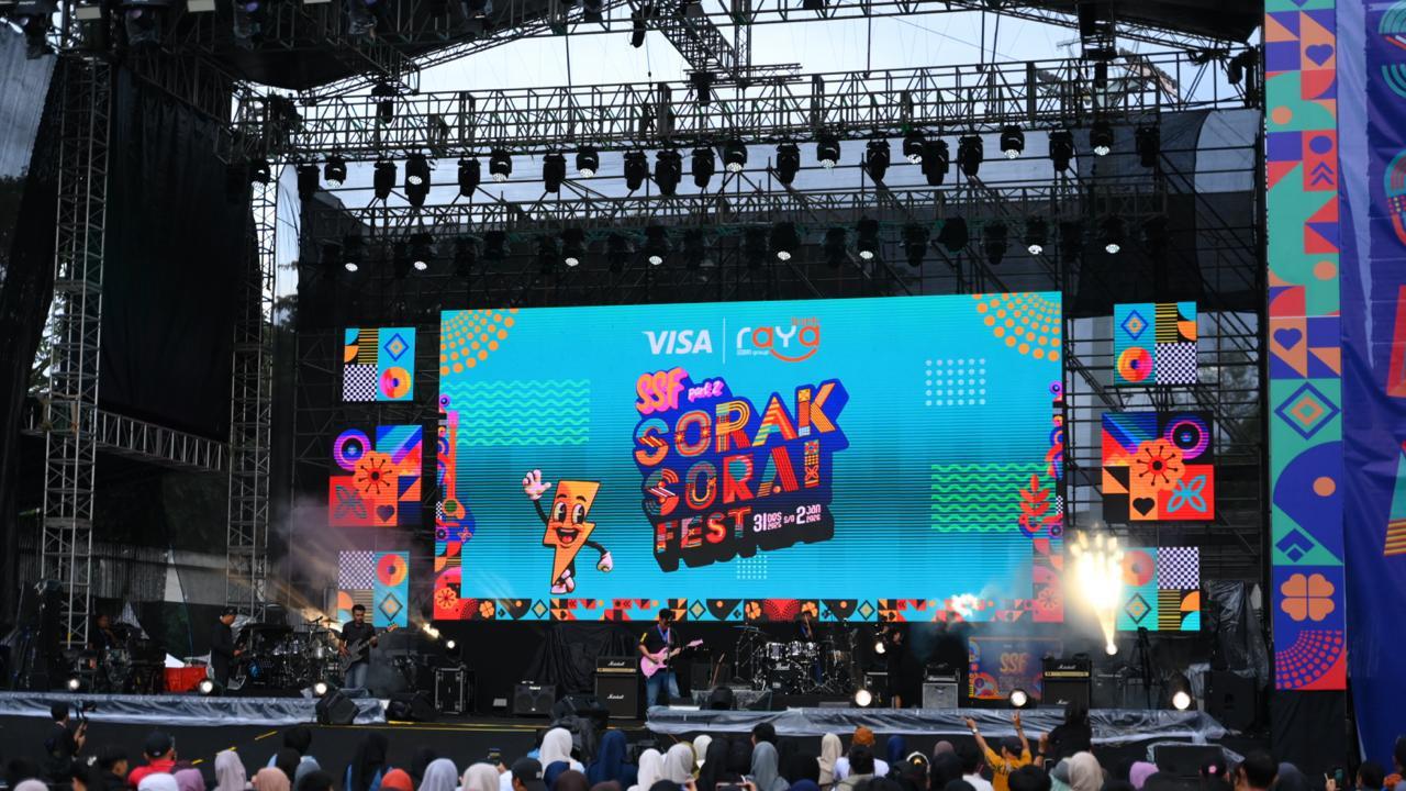Bank Raya dan Visa Perkenalkan Kartu Digital Debit Visa di Sorak Sorai Festival