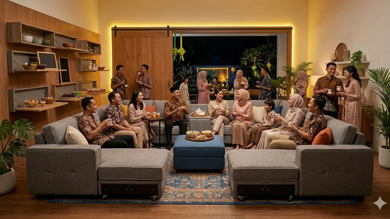 Inspirasi Tata Letak Rumah Saat Banyak Tamu.