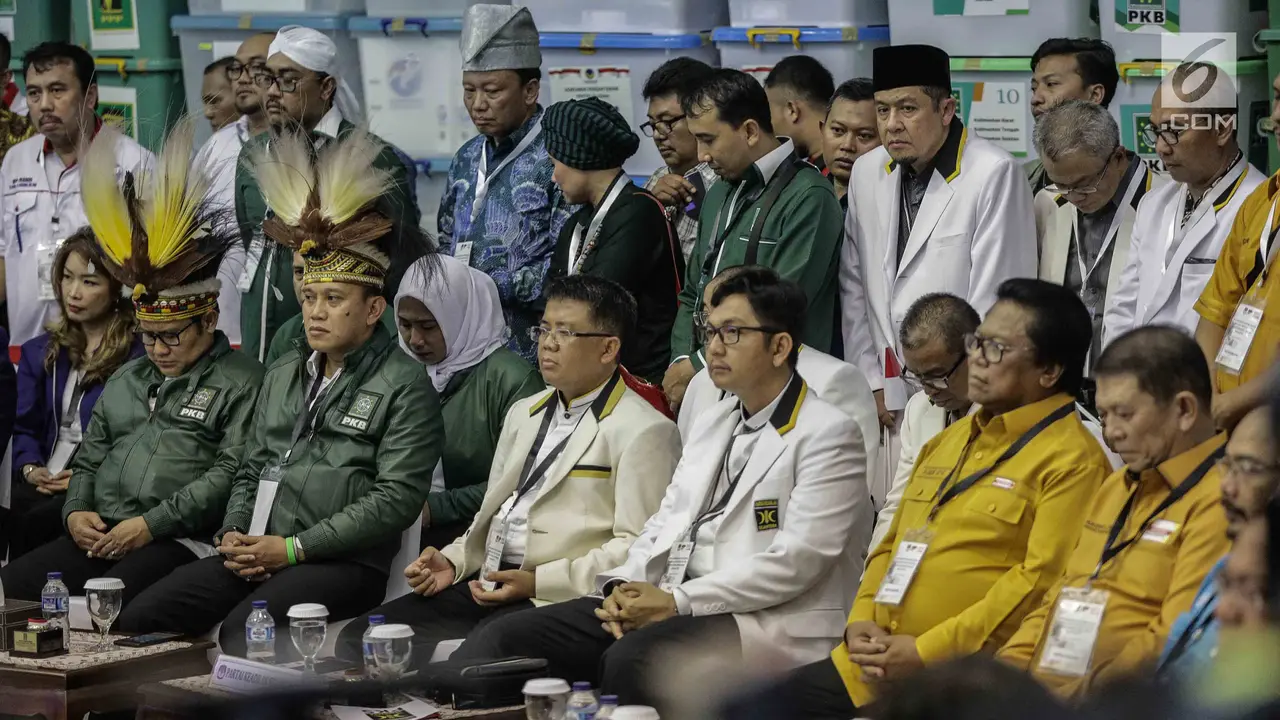 14 ketum dan petinggi Parpol hadir dalam pengundian nomor urut peserta pemilu