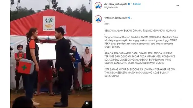 Viral Syuting Sinetron di Lokasi Pengungsian Erupsi Semeru, Ini 5 Faktanya