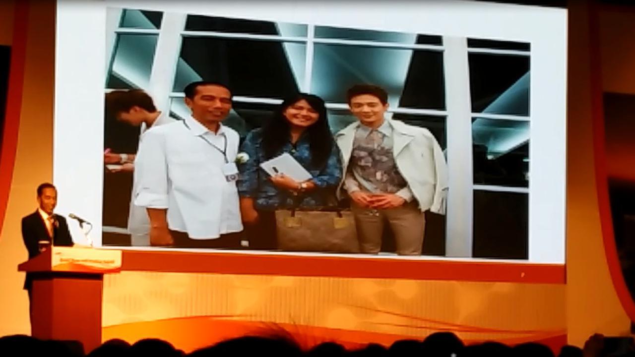 Jokowi pamer foto bareng Lee Min Ho