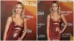 Foto kolase saat Emily Blunt menghadiri pemutaran perdana Prime Video "The English" di Metrograph, New York, Amerika Serikat, 9 November 2022. (Photo by Andy Kropa/Invision/AP)