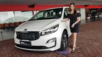 KIA Grand Sedona Diesel resmi meluncur di Indonesia. (Herdi Muhardi)