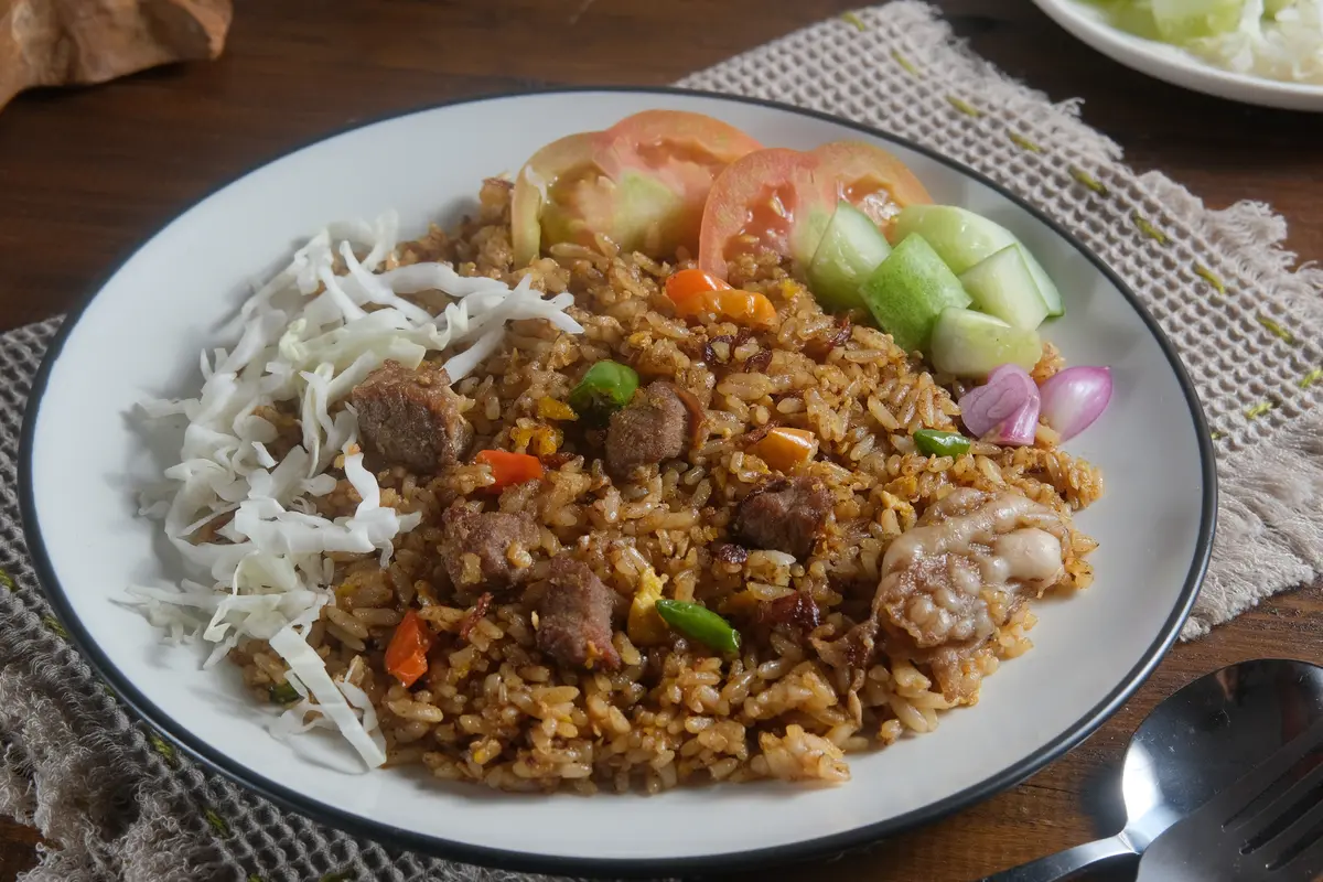 resep nasi goreng kambing simple