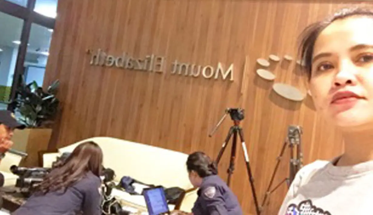 Beginilah suasana duka di rumah sakit Mount Elizabeth