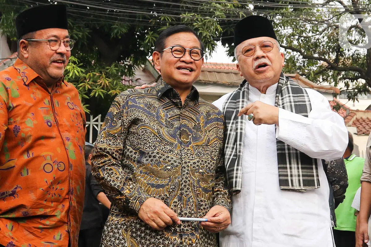 Pramono Anung-Rano Karno Temui Fauzi Bowo di Museum MH Thamrin