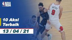 Berita Video 10 Aksi Terbaik NBA 13 April 2021, Slam Dunk Fantastis Ja Morant