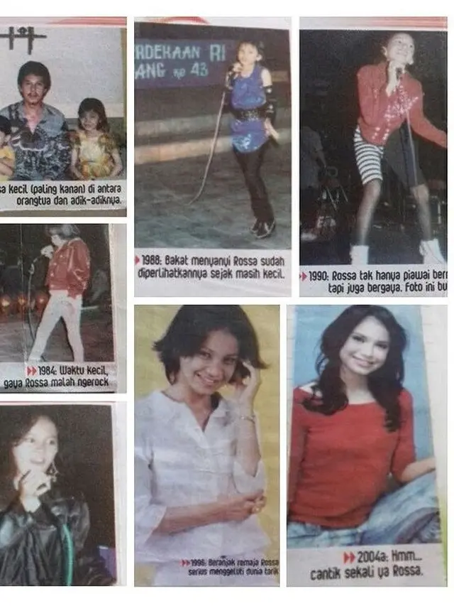Potret Jadul Rossa, Sudah Cantik Sedari Muda