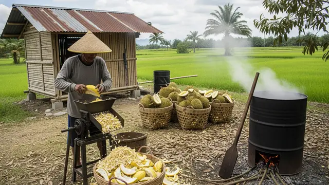 Cara Olah Kulit Durian Jadi Pakan Ternak