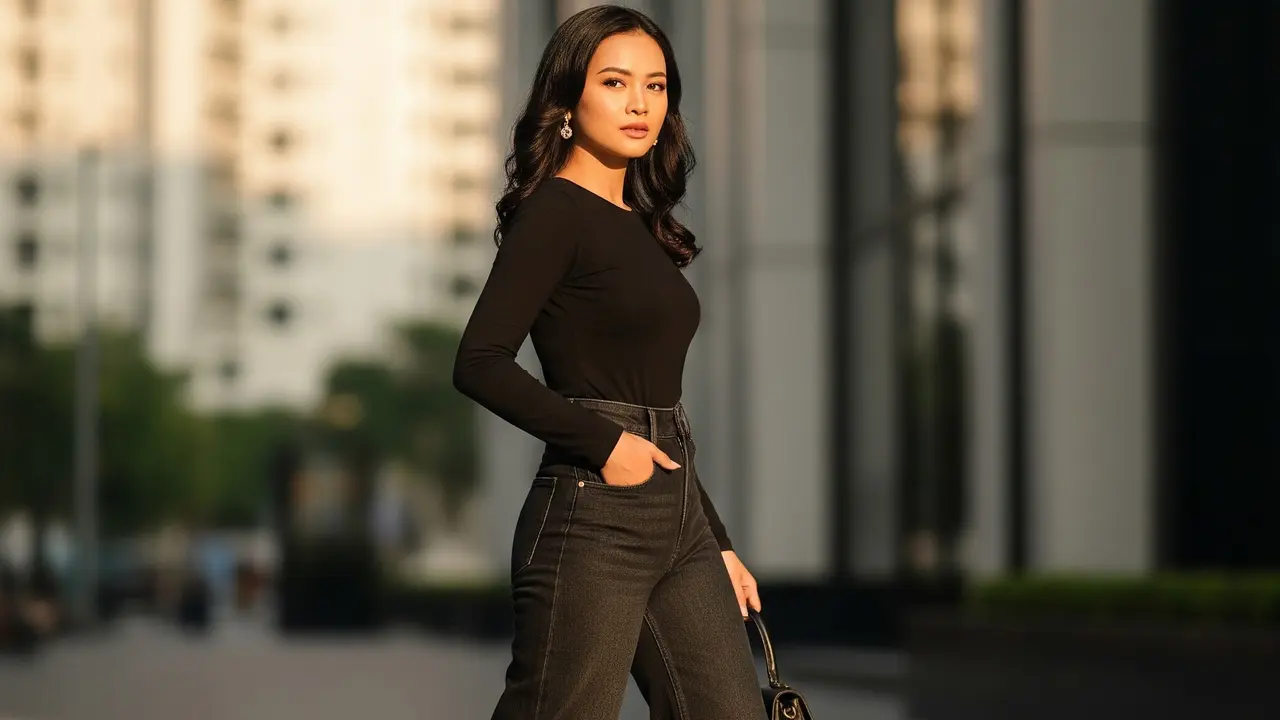 Model Celana Panjang Wanita Cutbray (Image by Gemini AI)