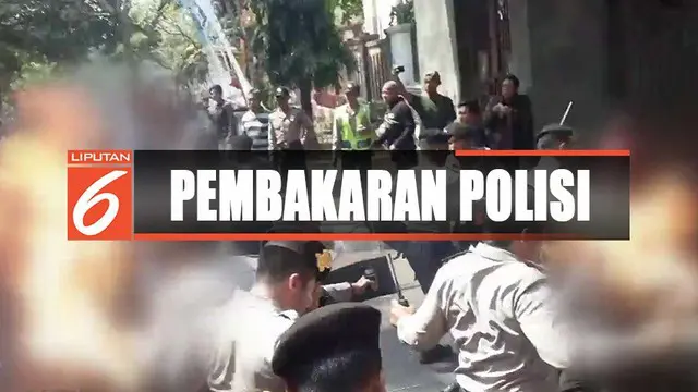 Sebanyak 31 mahasiswa diperiksa polisi terkait pembakaran polisi saat unjuk rasa di Cianjur, Jawa Barat.