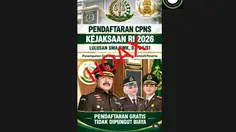 Cek Fakta: Hoaks Link Pendaftaran CPNS Kejaksaan 2026 dengan Batas Usia 45 Tahun