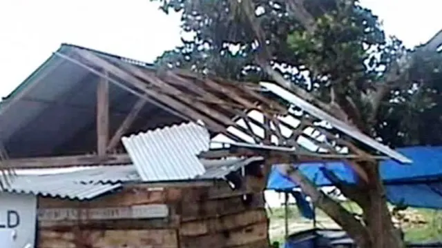[VIDEO] Kampung Halaman SBY Porak-poranda Diterjang Angin