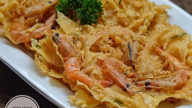 Resep Peyek Udang Basah