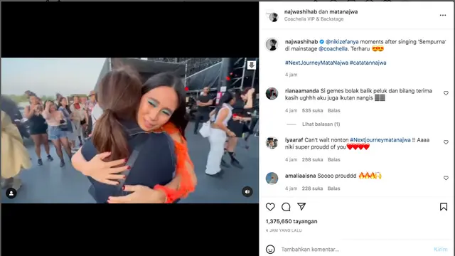 Nikita Mirzani Hingga Najwa Shihab Terharu dan Puji Penampilan Niki Zefanya di Panggung Coachella