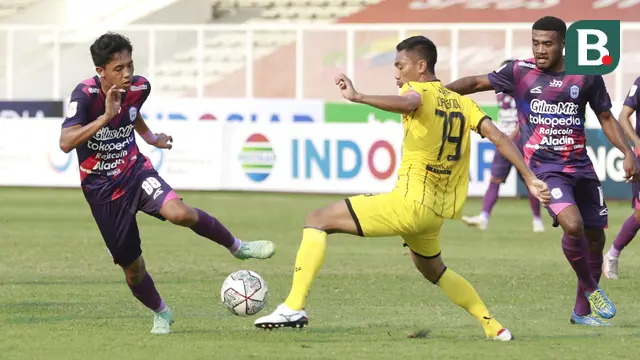 Foto: Derbi Banten Berakhir Imbang, Klub Raffi Ahmad Gagal Taklukan Perserang Serang di Liga 2