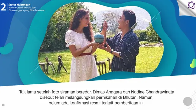 [Bintang] Nadine Chadrawinata dan Dimas Anggara
