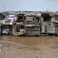 Suasana di pemukiman bukit duri Jakarta, Rabu (7/9). Pemprov DKI Jakarta layangkan SP2 untuk warga Dukit Duri, Tebet terkait normalisasi kali Ciliwung. (Liputan6.com/Yoppy Renato)