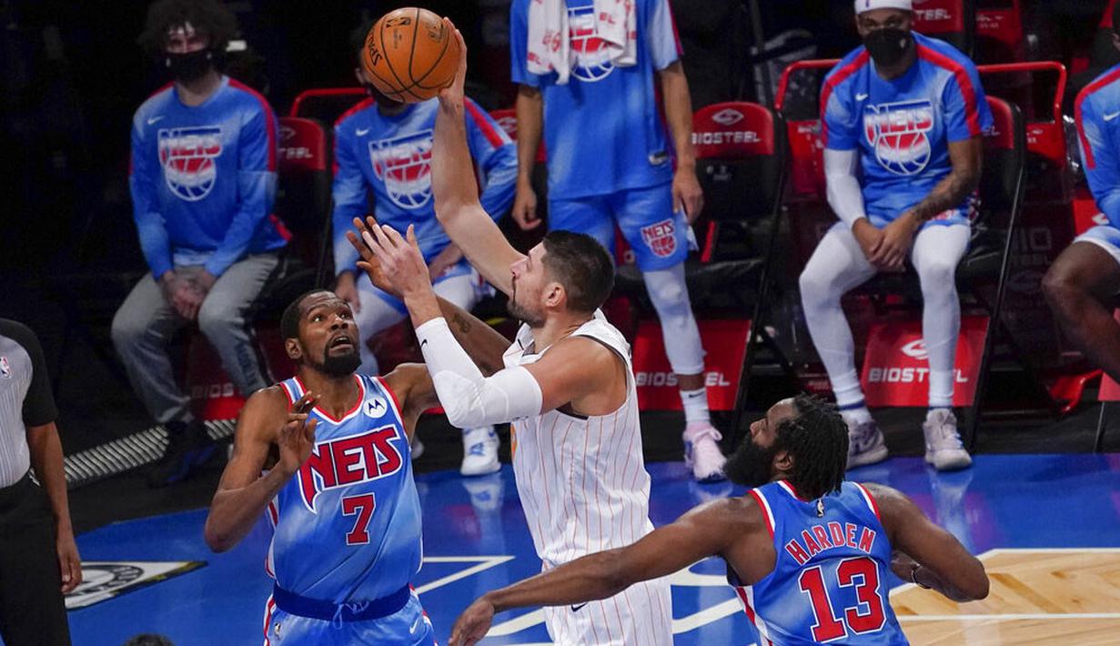 Just a day after officially acquiring james harden, the nets believed he was ready to roll on saturday night against the magic. FOTO: Melihat Debut Manis James Harden Berseragam Brooklyn ...