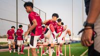 Skuad Timnas Indonesia U-17 menjalani pemusatan latihan di Uni Emirat Arab sebelum berlaga di Piala Dunia U-17 2025. (Dok. PSSI)