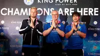 Tiba di Bangkok, Leicester City Disambut Meriah Fans