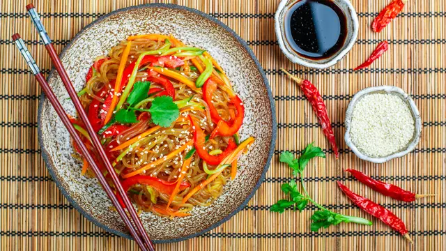 Resep Japchae Mie ala Korea