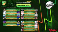 Jadwal Lengkap IBL Tokopedia 2023 Seri Tiga 16-18 Februari Live Vidio : RJ Amartha Hangtuah Jakarta vs West Bandits Solo