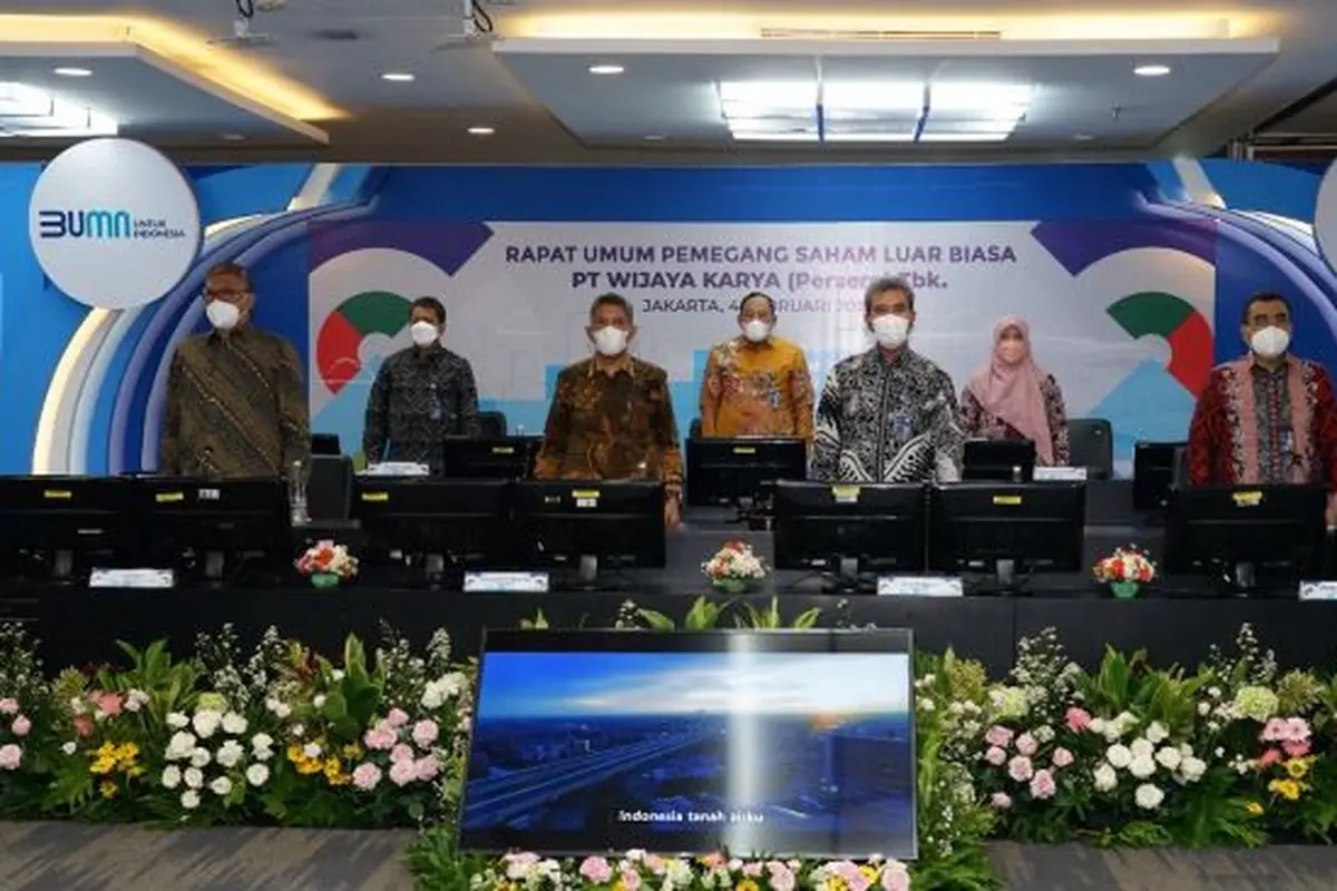 RUPSLB PT Wijaya Karya Tbk (WIKA), Jumat (4/2/2022) (Foto: PT Wijaya Karya Tbk)