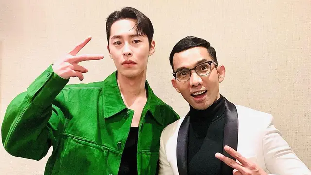 Indra Herlambang dan Lee Jae Wook