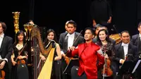 Seorang putra seorang jenderal polisi bakal mengharumkan Indonesia melalui aksi solonya memainkan harpa di Konzerthaus Vienna, Austria. (Ahmad Yusran/Liputan.com)