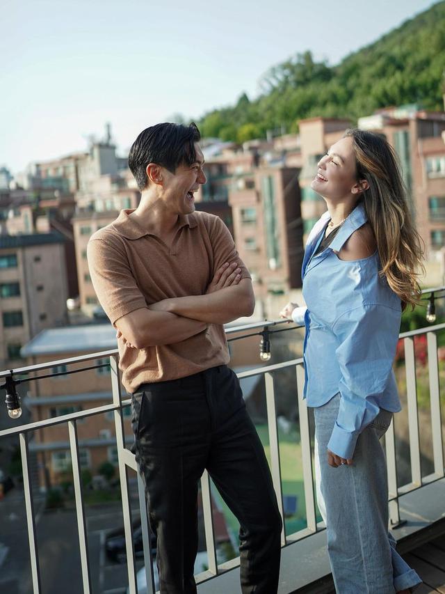 Choi Siwon bertemu Luna Maya. (Instagram @lunamaya)