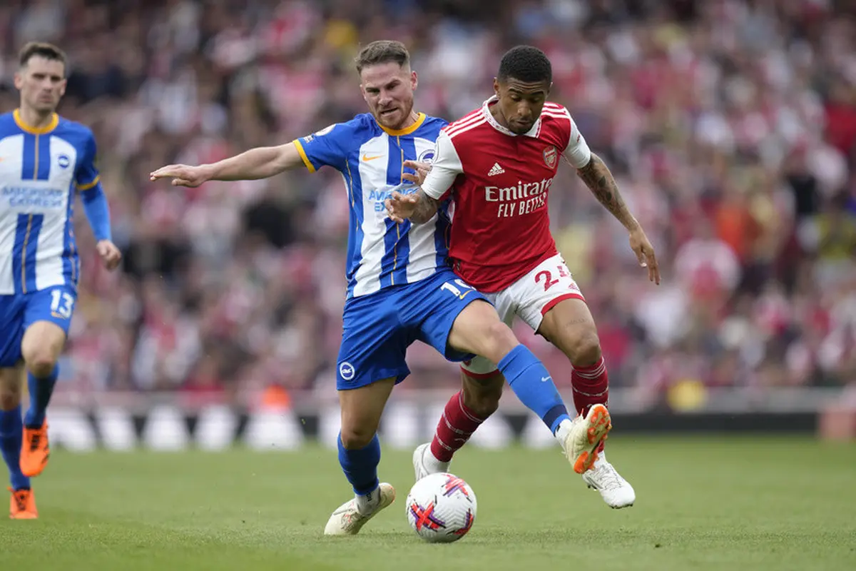 Hasil Liga Inggris: Arsenal Dipermalukan Brighton and Hove Albion di Emirates Stadium