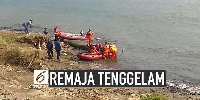 VIDEO: Dua Remaja Tenggelam di Pantai Ancol