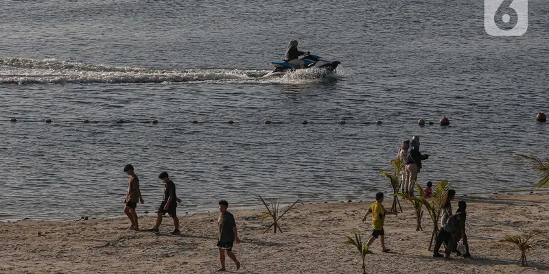 Pantai di Ancol Masih Jadi Lokasi Favorit Warga Habiskan Waktu Libur