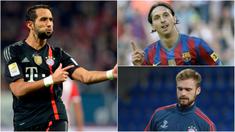 Berikut foto 10 bintang dunia yang justru meredup dibawah kepemimpinan Pep Guardiola. (Kolase foto-foto AFP)