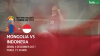 Jadwal Tsunami Cup, Mongolia vs Indonesia. (Bola.com/Dody Iryawan)