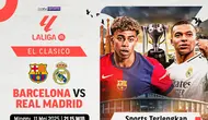 Nonton streaming big match La Liga: Barcelona vs Real Madrid di Vidio akhir pekan ini. (sum. doc. vidio.com)