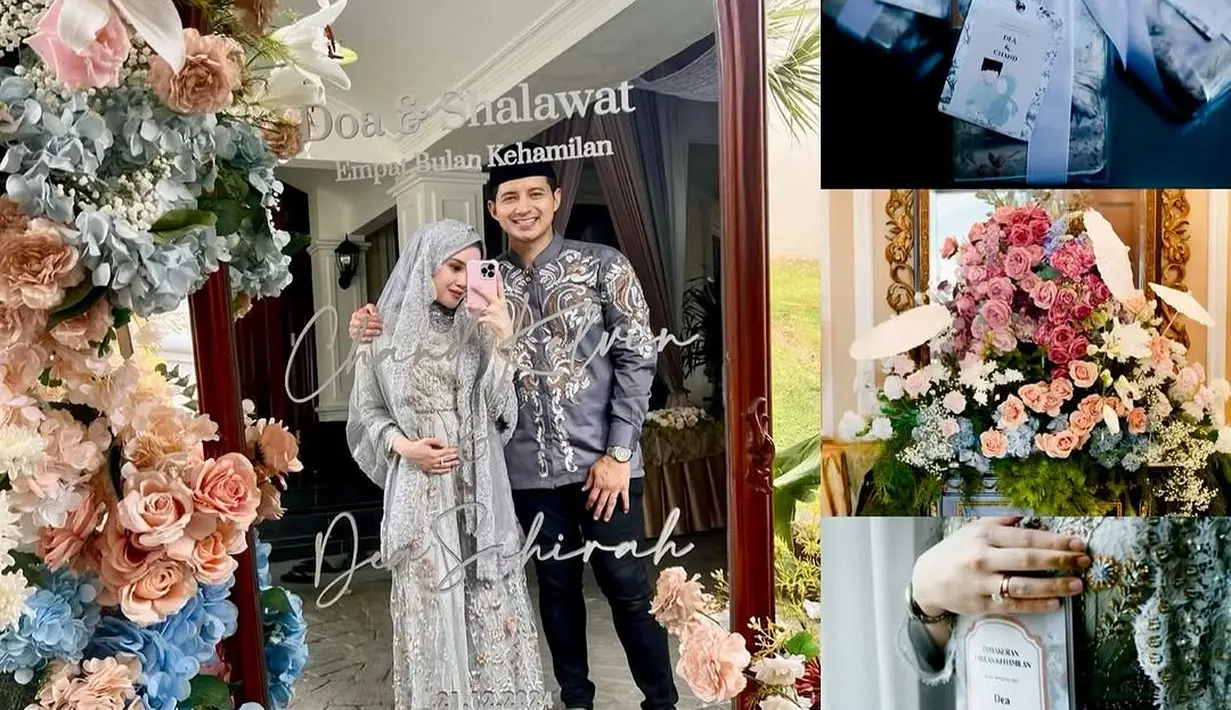 Perpaduan ini tidak hanya menunjukkan keharmonisan mereka sebagai pasangan tetapi juga menonjolkan sisi modern dari busana pria di acara formal. [@chand_kelvin].