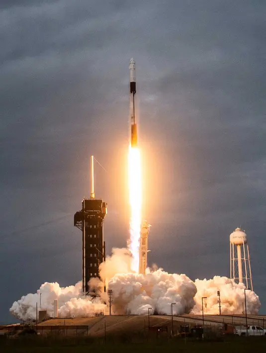 Ax-3 merupakan misi astronot komersial asal Eropa pertama ke ISS. (CHANDAN KHANNA/AFP)
