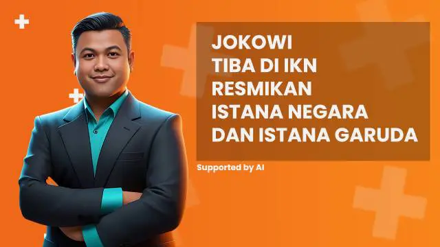 Jokowi Tiba di IKN Resmikan Istana Negara dan Istana Garuda