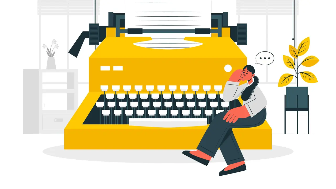 Ilustrasi menulis
