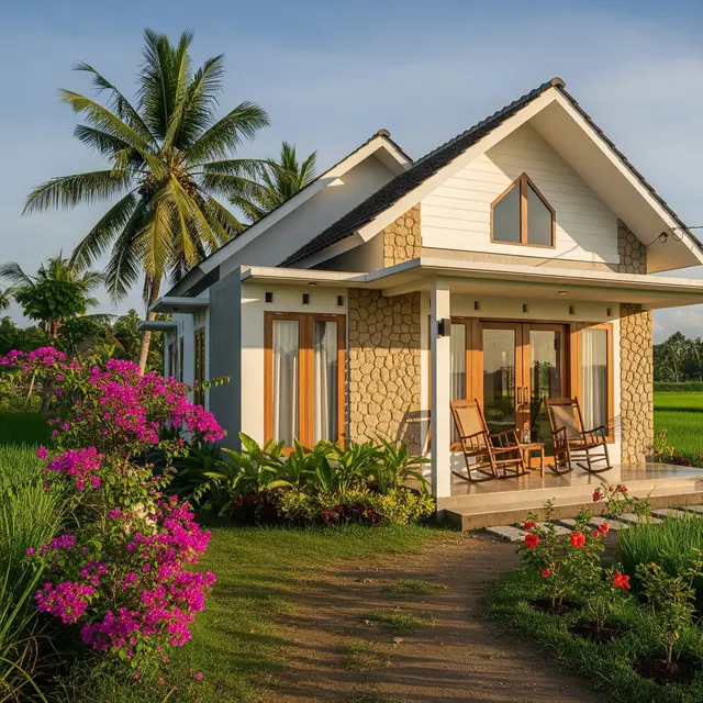 9 Rumah Impian Masa Tua di Desa Desain Simpel dan Nyaman